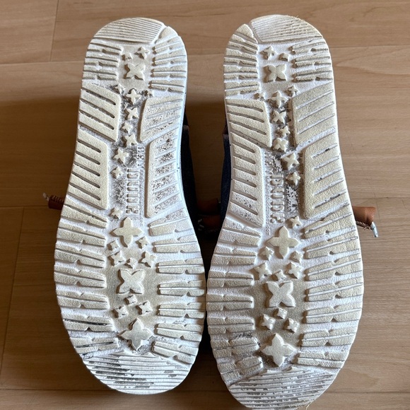 HEY DUDE WOMENS WENDY FUNK BAJA DENIM LOOK SLIP ON WALKING SHOE CASUSL SZ 8 - Picture 6 of 12